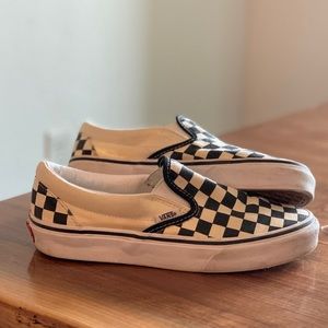 Checkered Vans 6.5